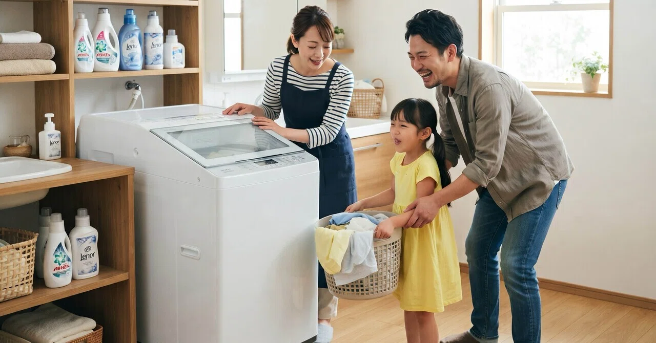Our home, we switched from a front-loading washing machine to a top ...