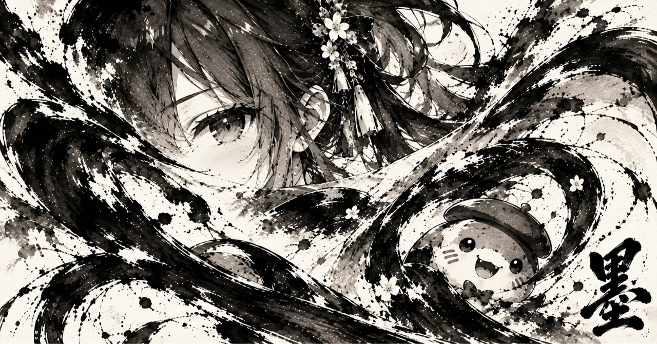 If you let an AI hold a brush, can it draw this much!? 5 Ink Wash Art ...