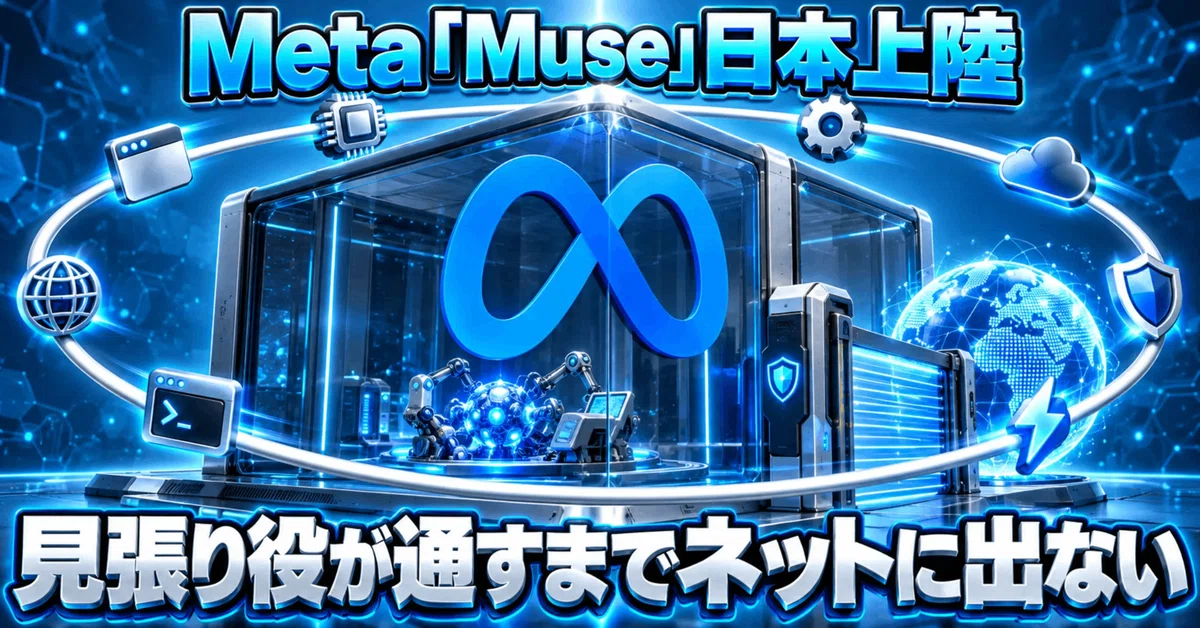 [Available for Free] Meta's AI Agent 'Muse' Arrives in Japan! A Guide ...