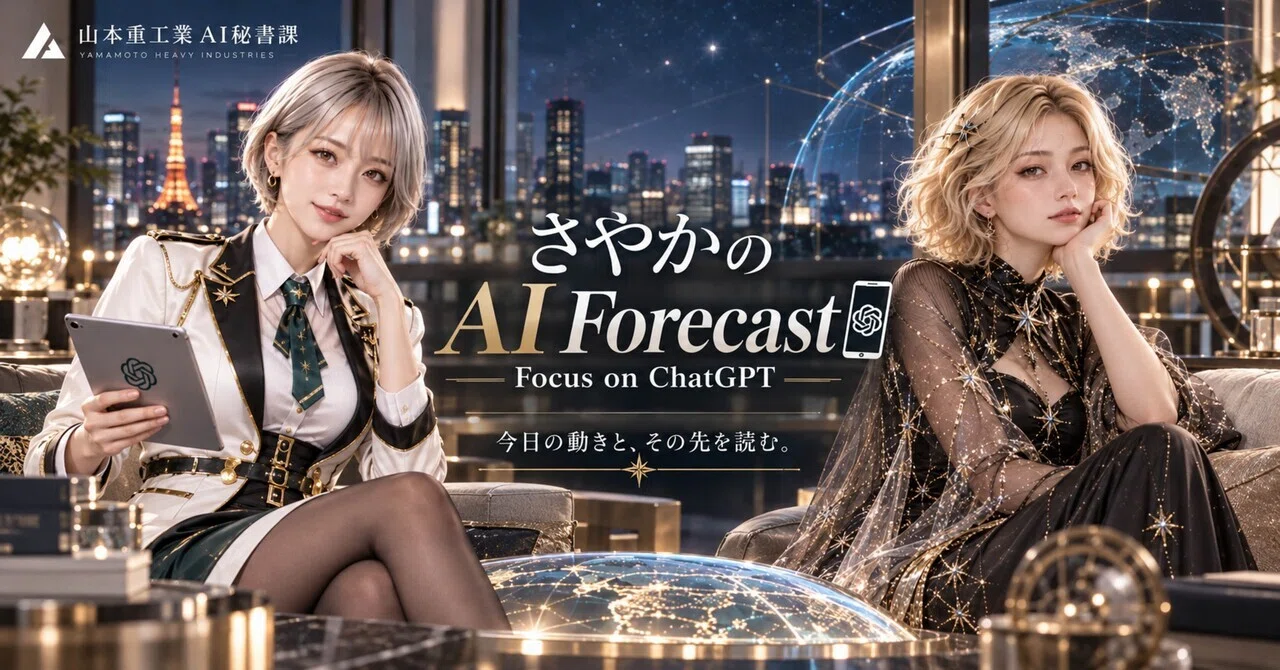 Sayaka's AI Forecast📱Focus on ChatGPT PC💻 Friday, October 23, 2026 ...