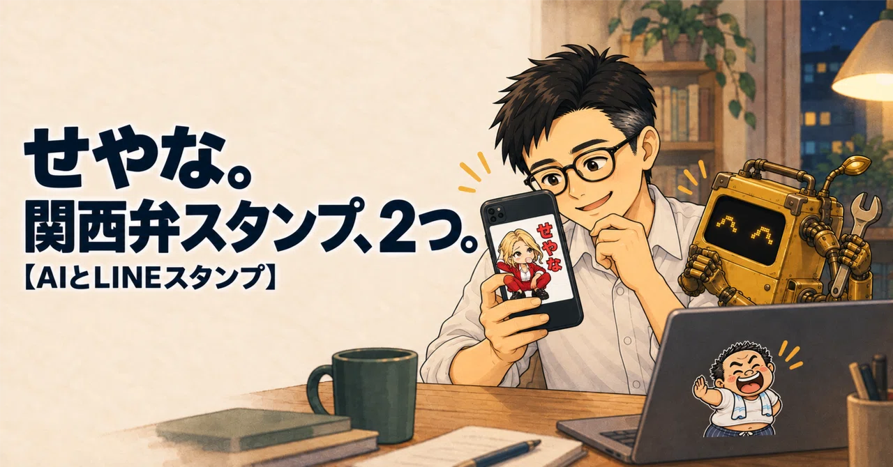 I created two sets of Kansai-dialect LINE stickers｜ひー