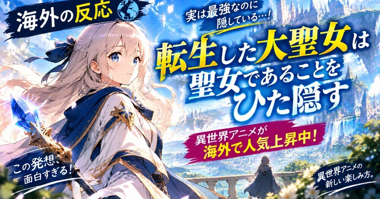 [Overseas Reactions] An Isekai Anime About Someone Who Is 