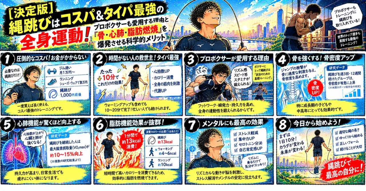 [Definitive Edition] Jump rope is the ultimate full-body exercise for ...