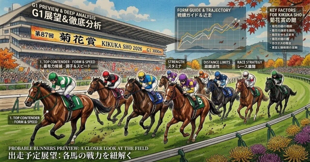 [Kikuka Sho 2026 Analysis] From a battle of speed to a test of stamina ...