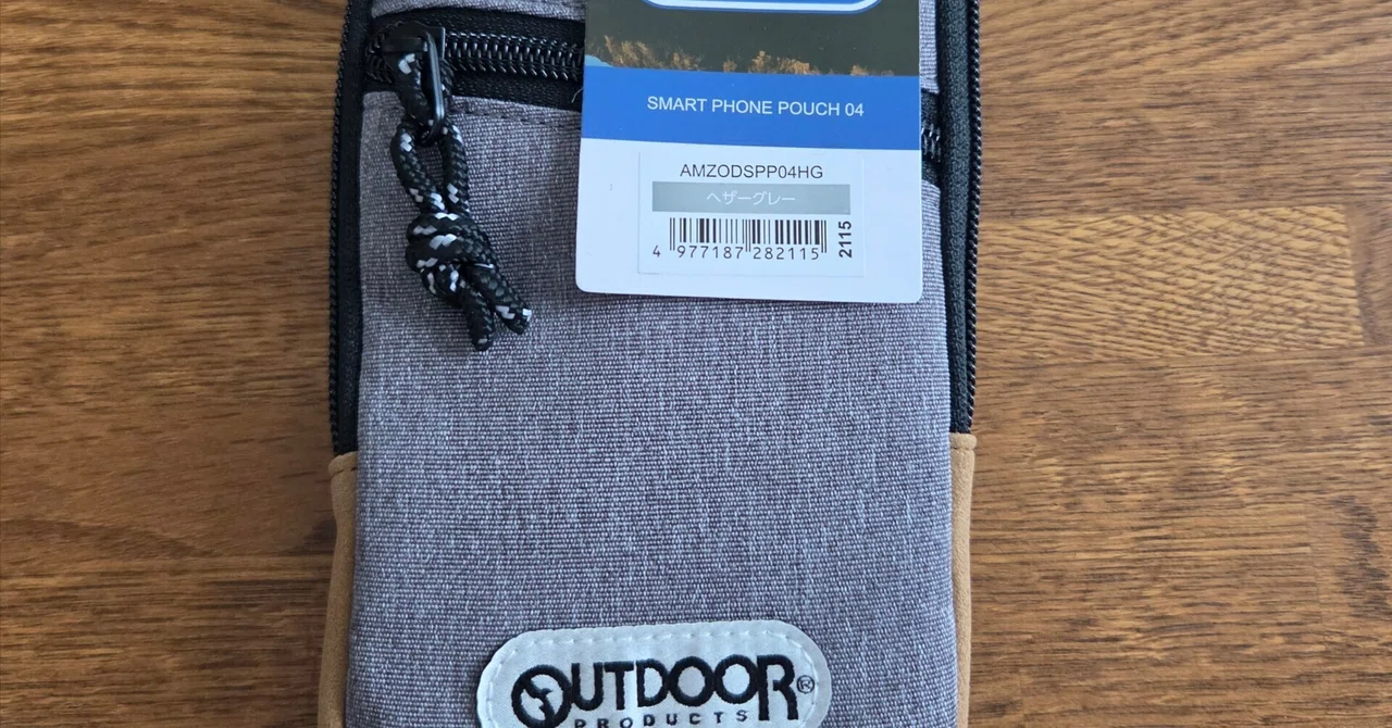 The outdoor smartphone pouch I've been using for a long time｜はっちゃぶろう