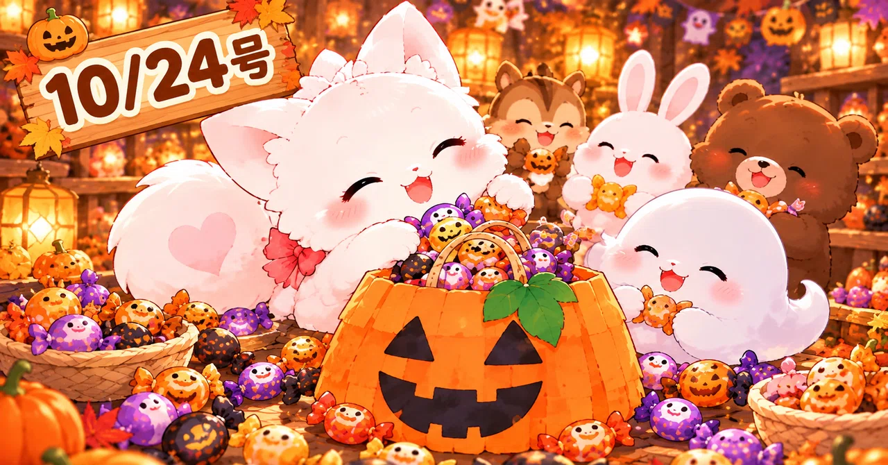 🎃Candy Popping Out!? Ponnu and the Ghost's Secret Piñata👻💕 | 🦊Ponnu's ...