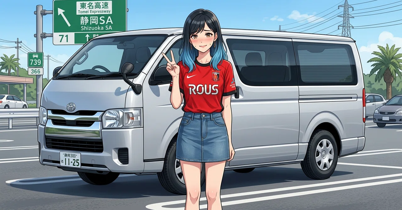 I drove 880km round trip to Osaka in a HiAce ️ Today's 3-line diary💕 ...