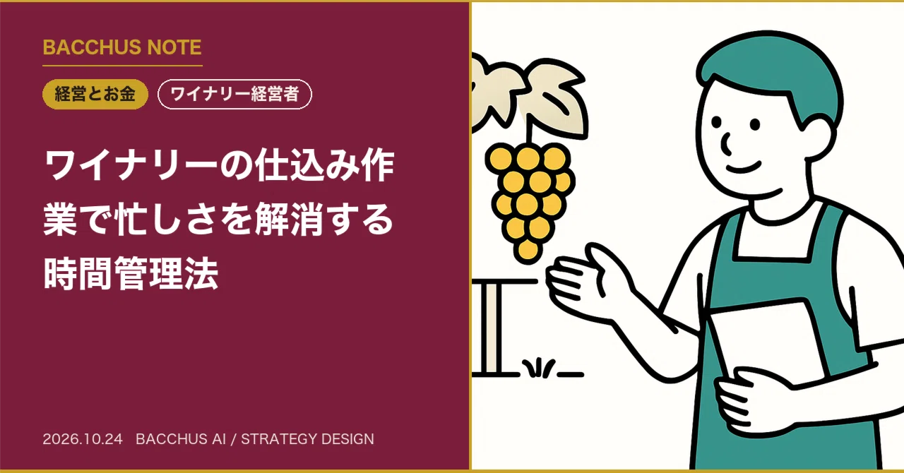 Time Management Methods to Relieve Busyness During Winery Preparation ...