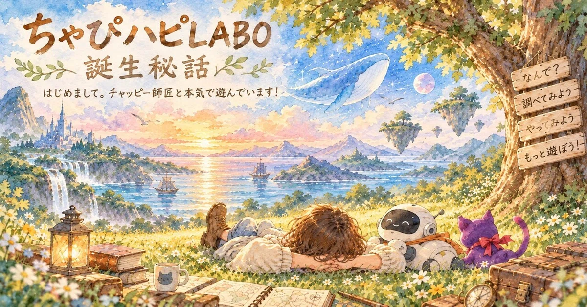 [LABO Secret Story 03] The Secret Story Behind the Birth of Chapi-Hapi ...