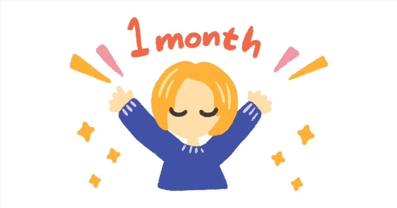 I tried posting on note for a month｜梅つむぎ