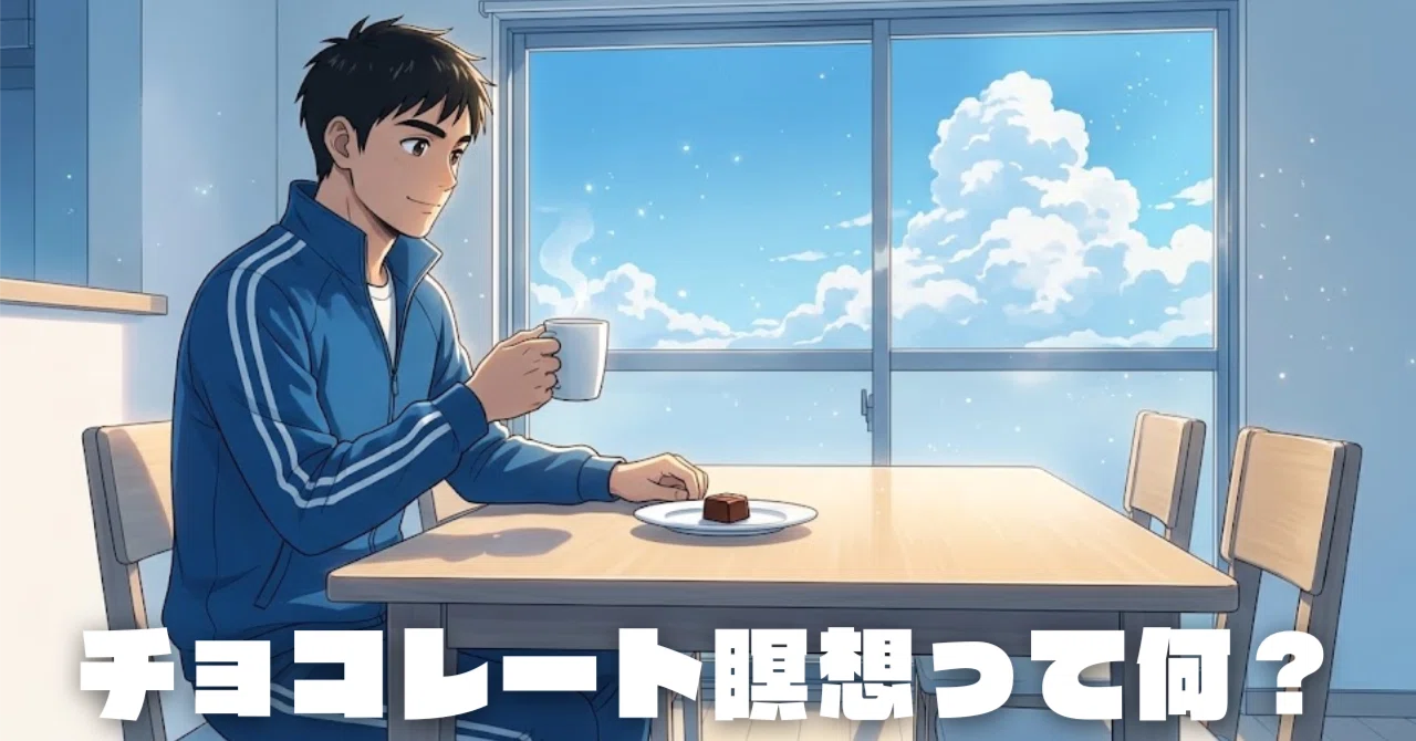 I still do that 'what is that' chocolate meditation on weekends｜ごり先生