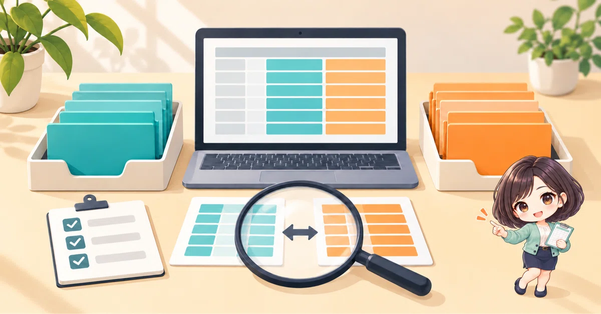 Creating a small checklist to verify missing or mixed-up files by ...