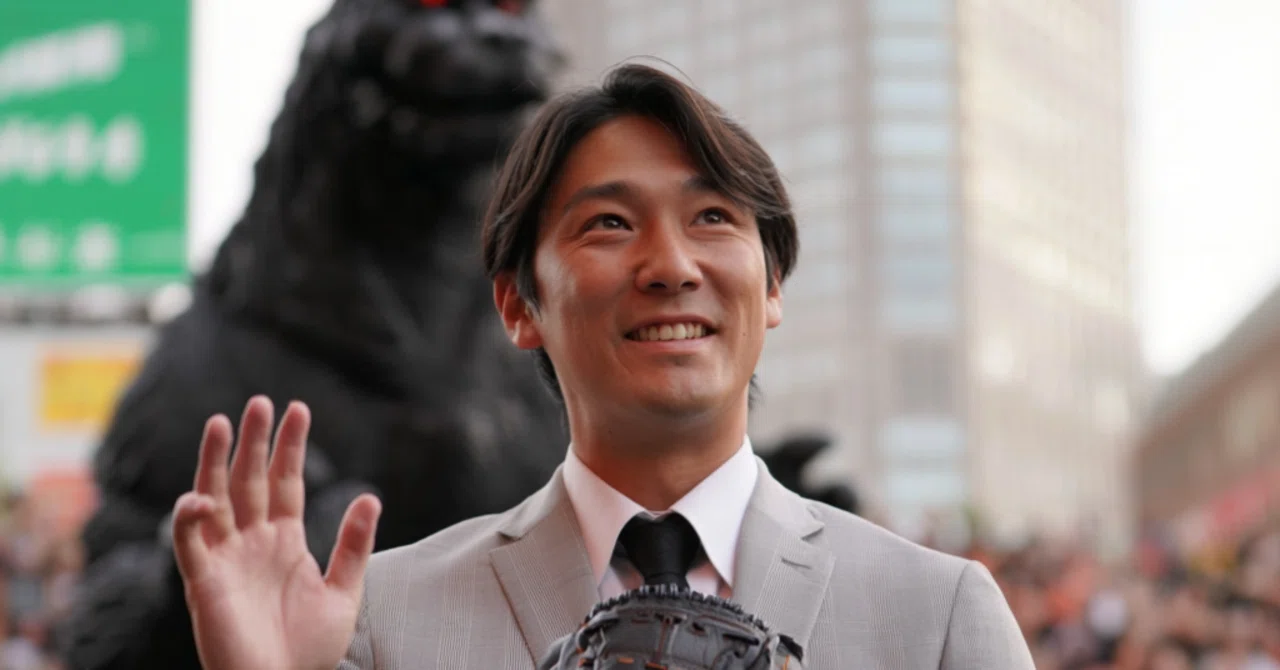 Returning to his hometown with a beaming smile. Godzilla Hideki Matsui ...