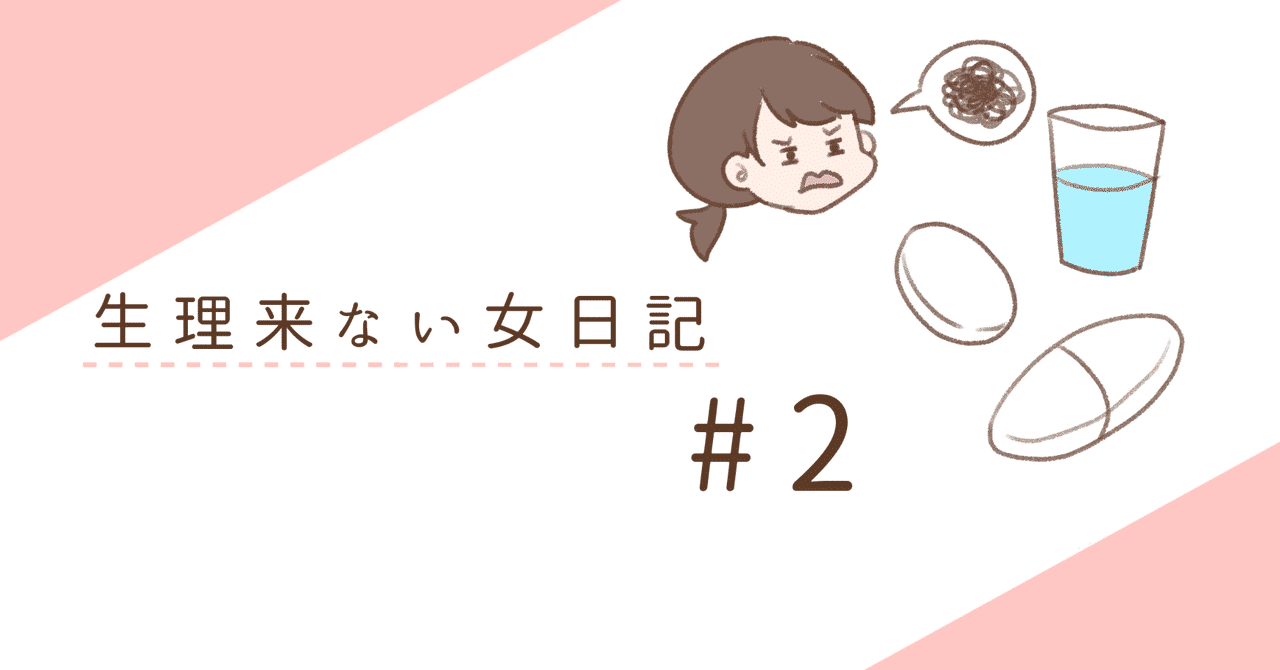ホルモン剤の話 生理来ない女日記 2 渡心しきり Note