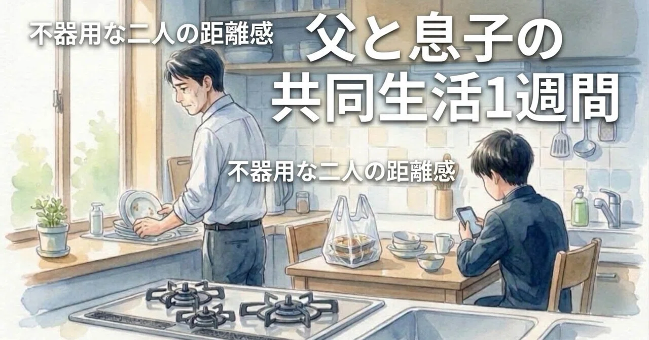 AI Novel: One Week of Living Together as Father and Son｜虎太郎