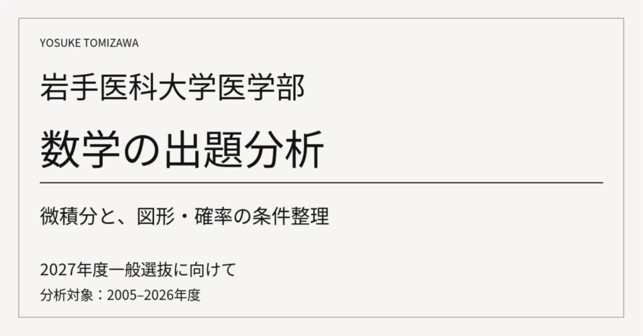 Mathematics at Iwate Medical University School of Medicine: Calculus ...