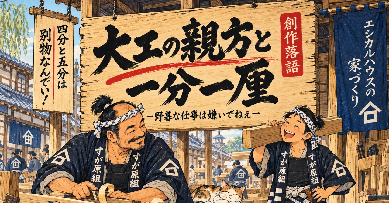 The Master Carpenter and the Fraction of an Inch｜エシカルハウス l 菅原守利