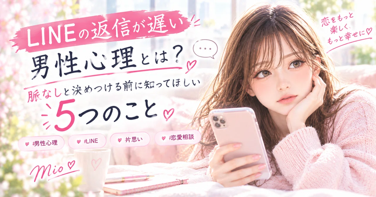 What is the psychology behind men who are slow to reply on LINE? 5 ...