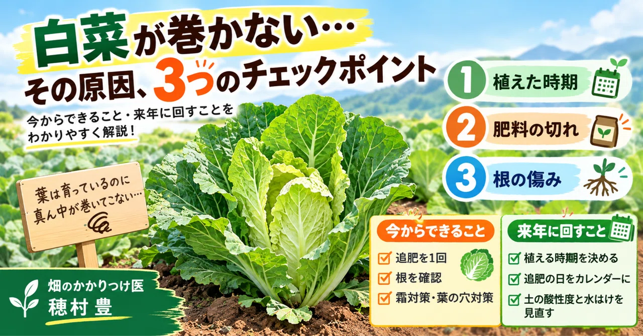 [Napa Cabbage Won't Head] 3 Reasons Why It Doesn't Form a Head ...