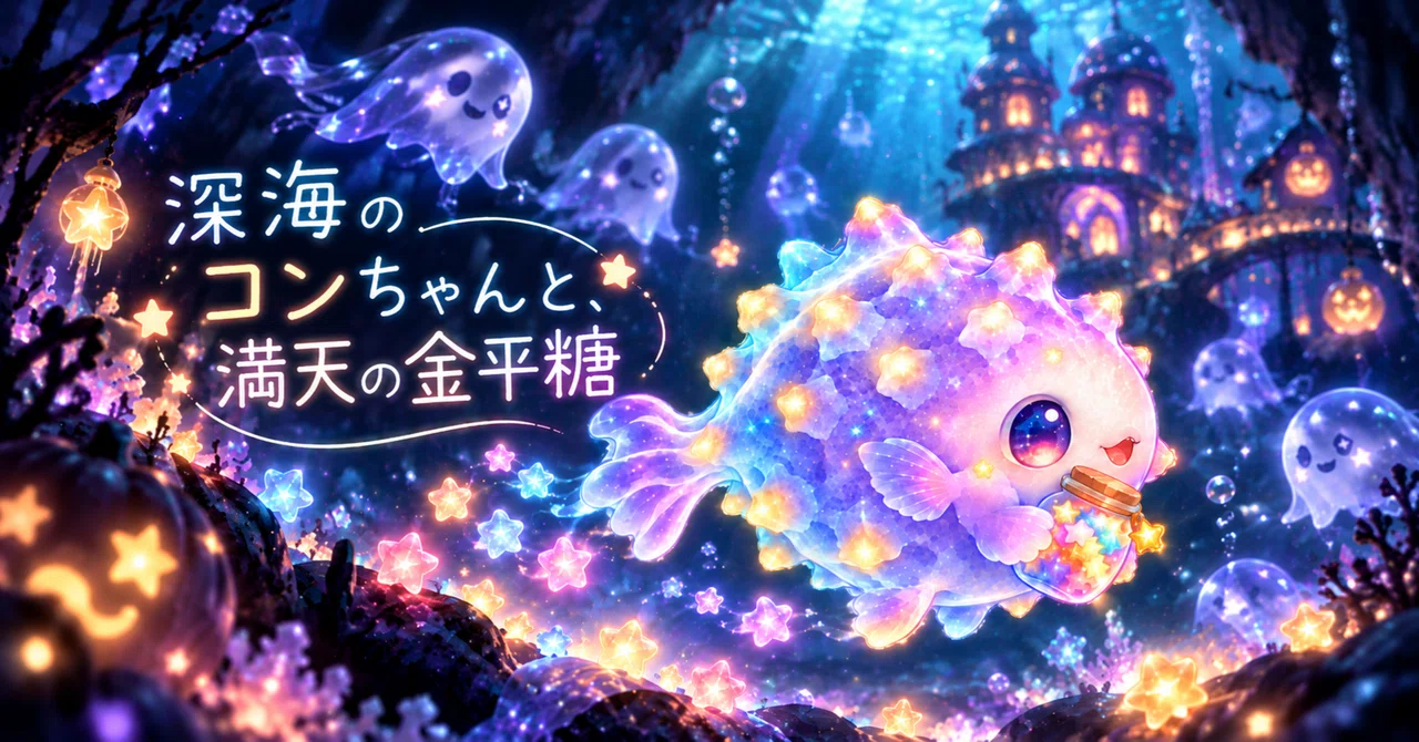 Aquarium Ghost Deep-Sea Fish | Kon-chan (Konpeito) | Kon-chan of the ...