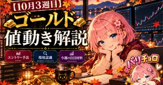 【10月3週目】ゴールド値動き解説/エントリー手法/環境認識