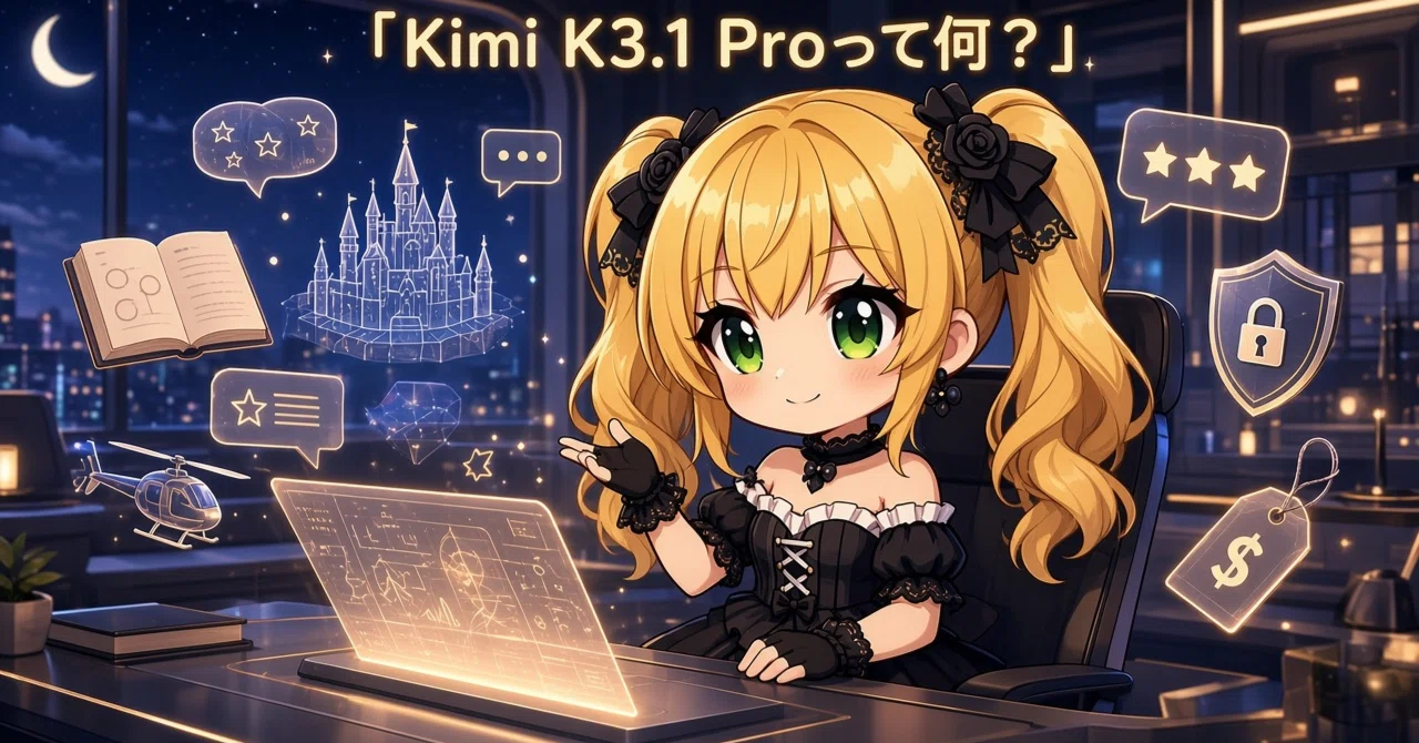 Kimi K3.1 Proが登場 Opus 5.5に迫るオープンモデルの評判をリサがまとめ ...