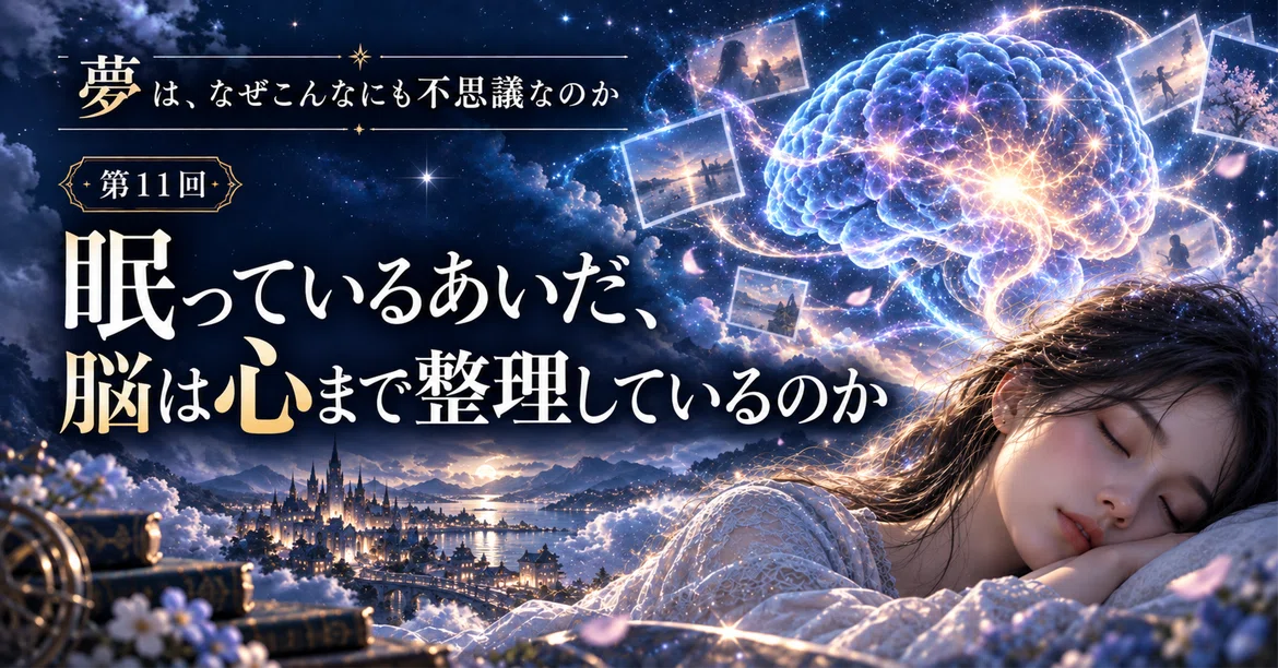[Part 11] While you sleep, does your brain organize your emotions too ...