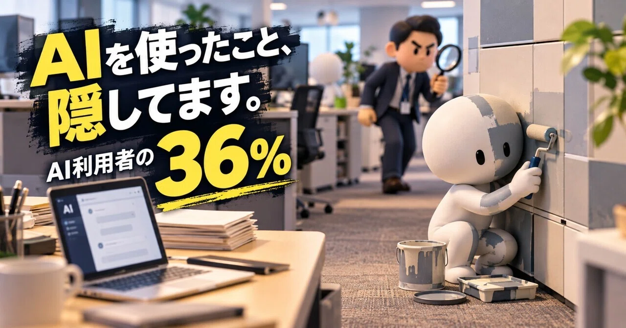 36% of people hide their use of AI. Office workers are also careful ...