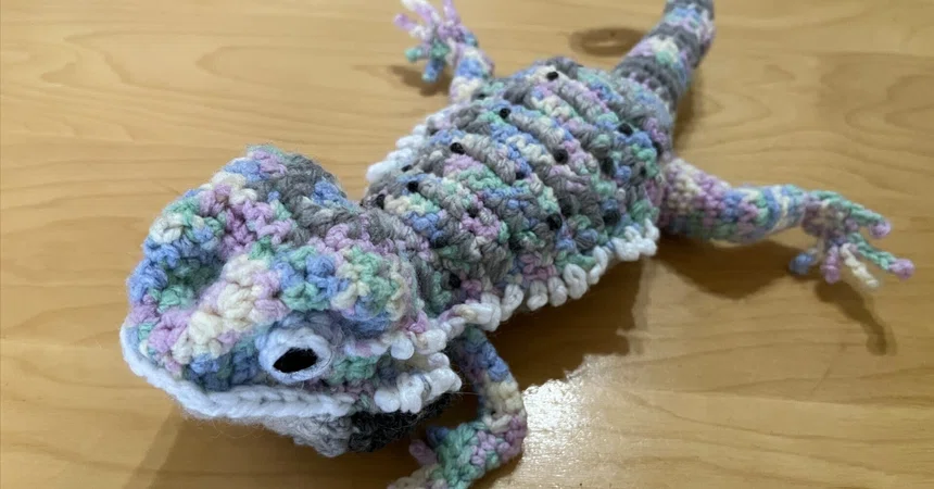 [Crochet] Bearded Dragon Amigurumi Pattern and Stitch Count Table (with ...