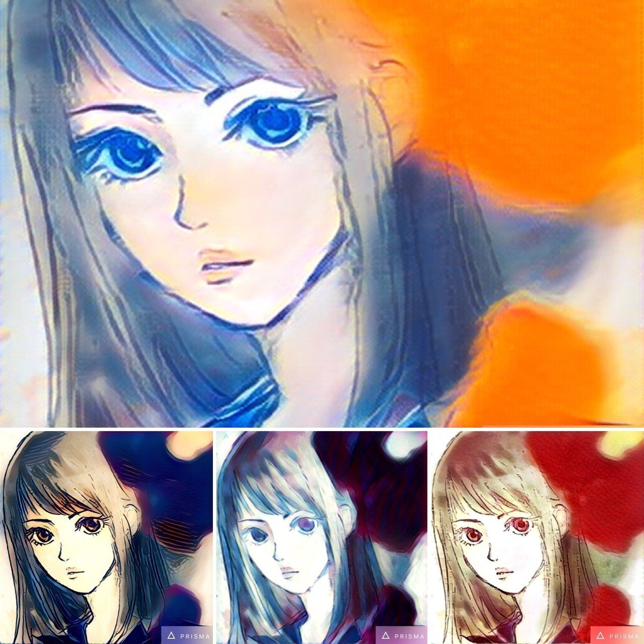 Prismaというアプリで写真やイラスト加工するのが流行っているのでやってみたら面白かった Prisma 鰹 まゆこ Note