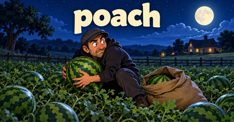 poach - Pronunciation, Meaning, Etymology, Example Sentences, and ...