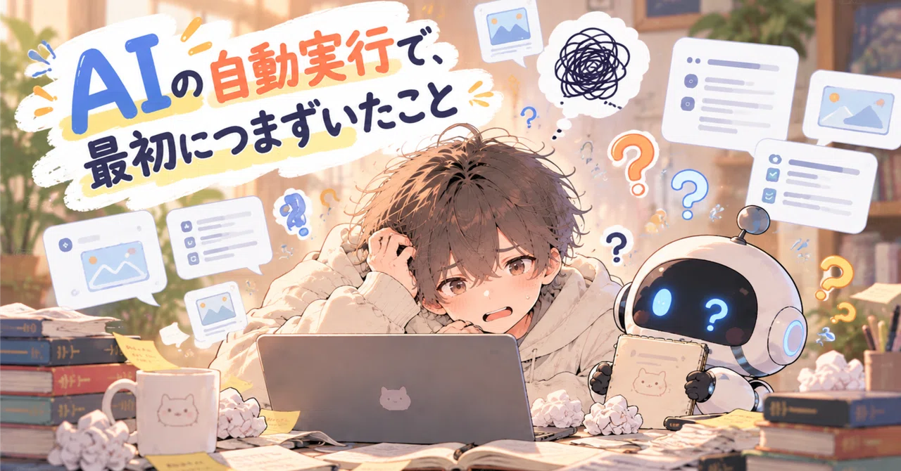The first hurdle I encountered with automated AI execution｜あんドーナツ