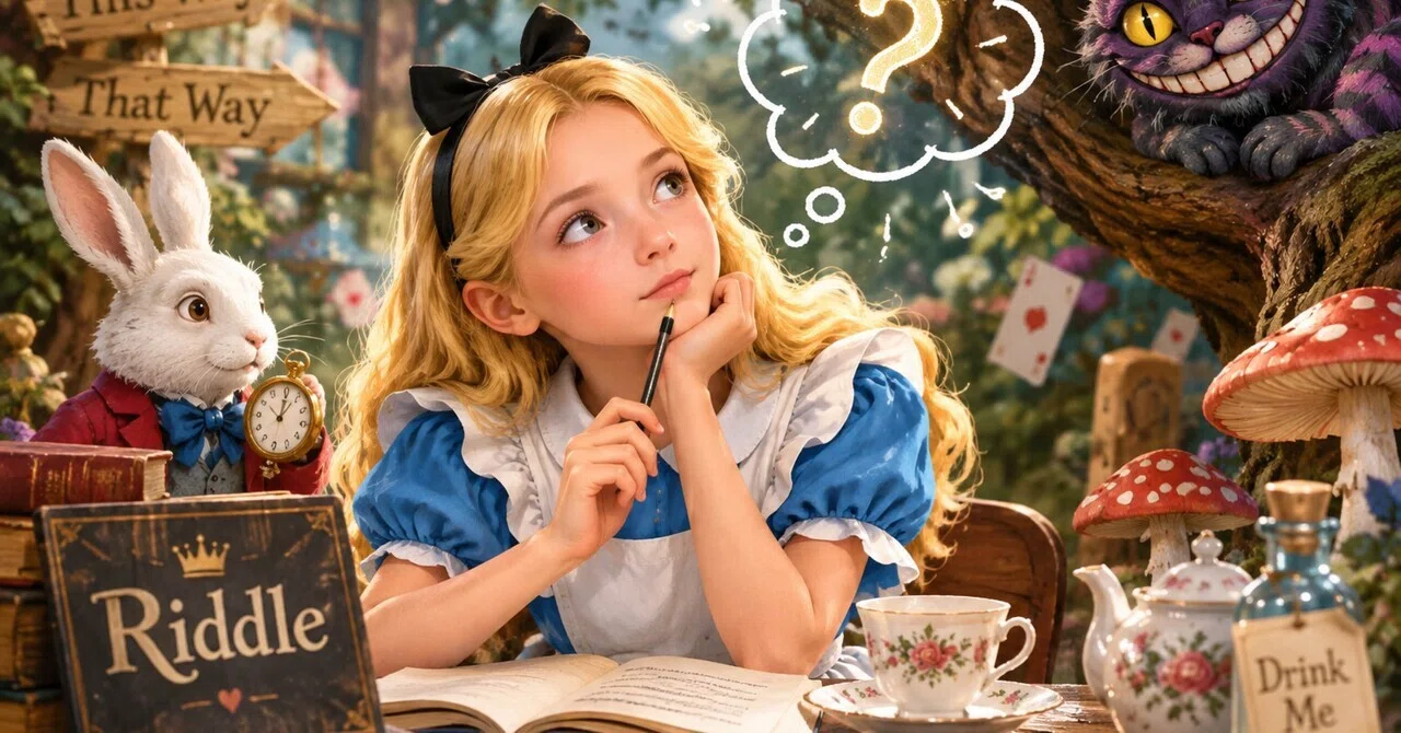 Alice in Wonderland🕵️‍♀️ Discovery of Wonders! 10 Exciting Riddles｜パンミミ
