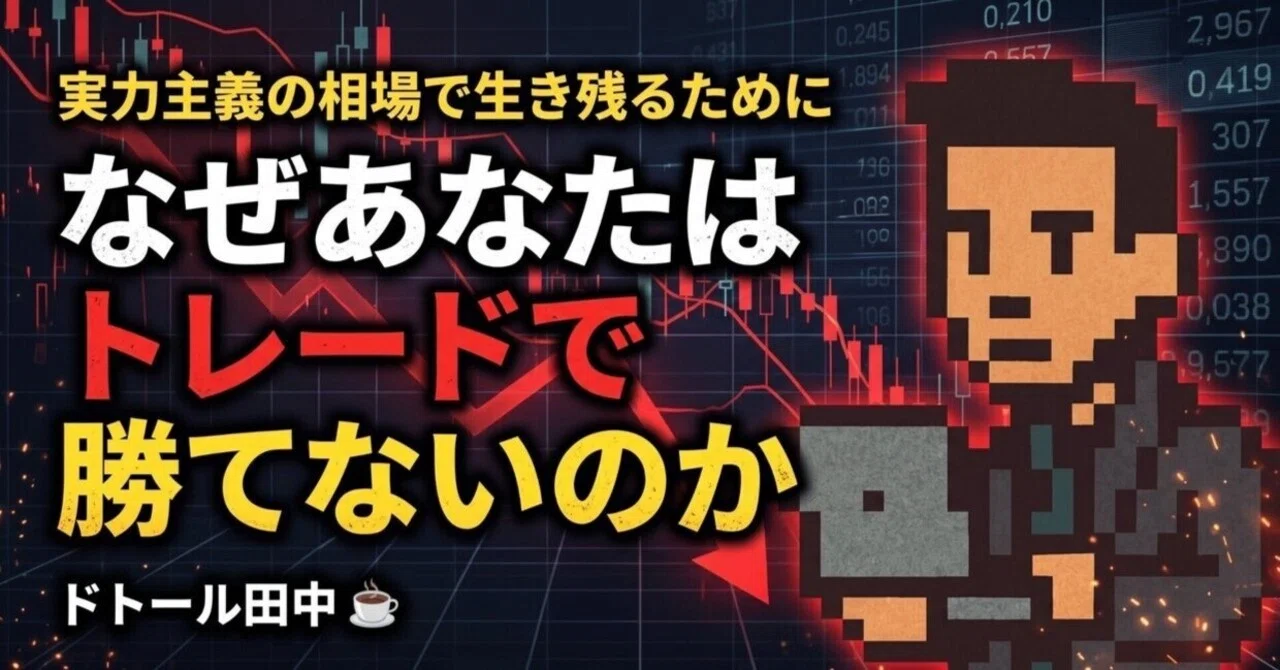 Why You Can't Win at Trading｜ドトール田中@金融トレーダー