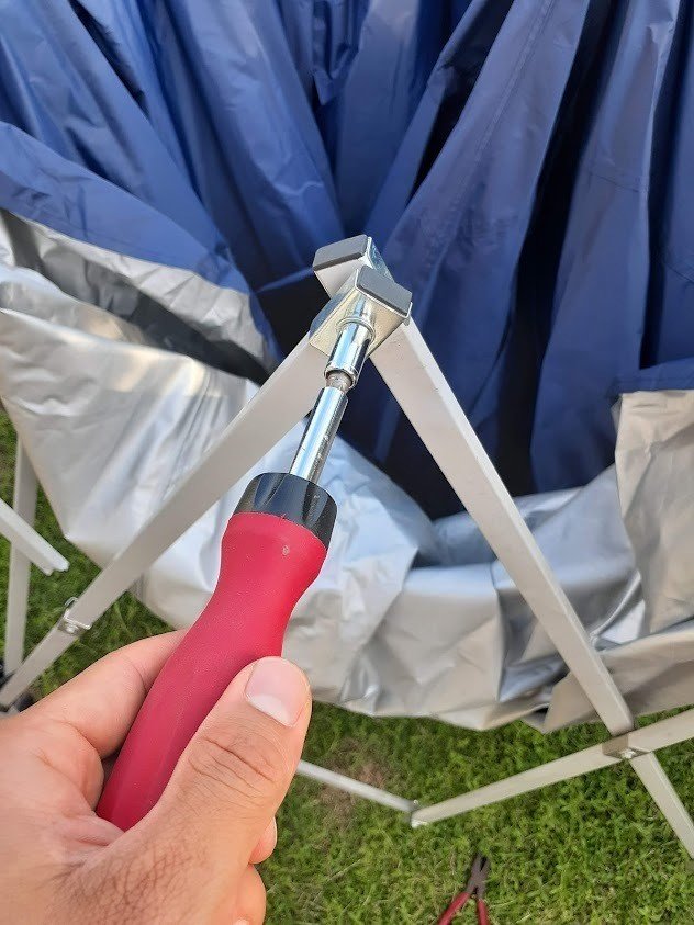 タープテントの修理 Stella Note タープテントの修理 Stella Note