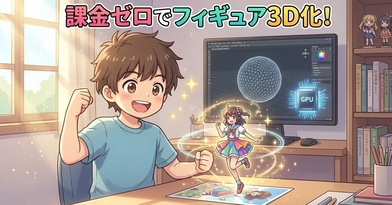 I don't want to pay a single yen for paid 3D generation services, so I ...