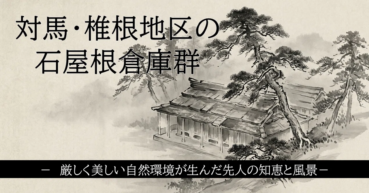 Stone-Roof Storehouses in the Shiine District of Tsushima: The Wisdom ...
