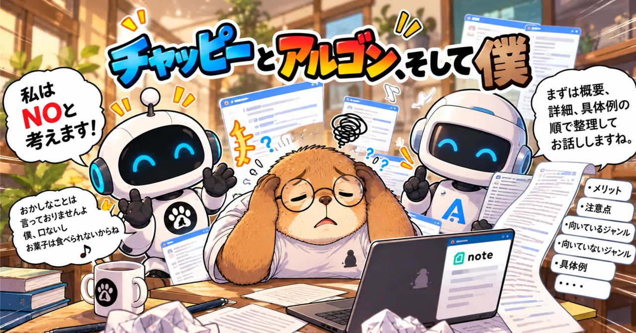 Short Story | Chappy, Argon, and Me｜コツ