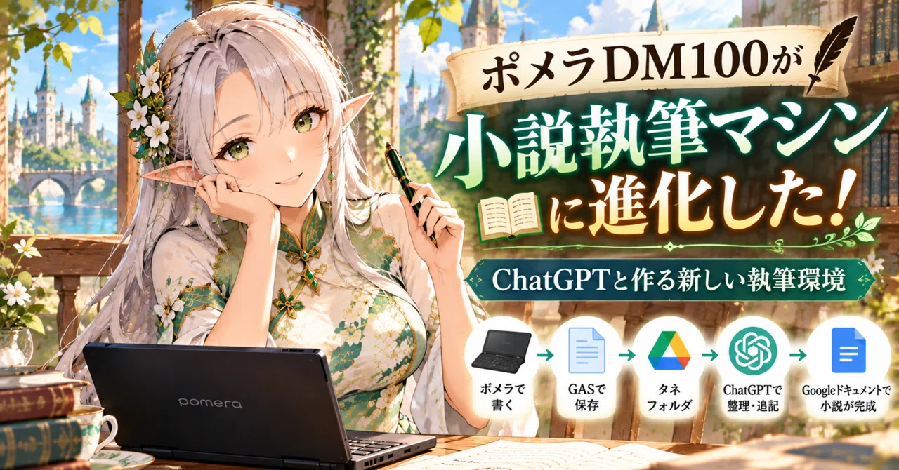 The Pomera DM100 has evolved into a novel-writing machine! A new ...