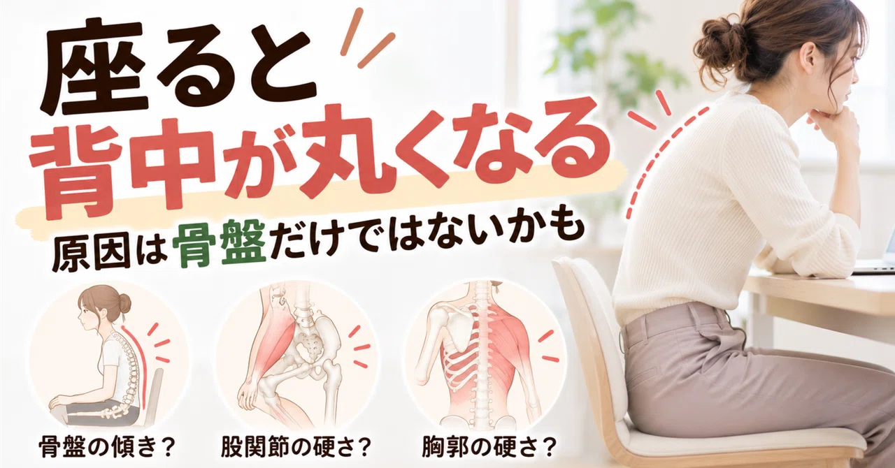 For those whose backs round when sitting, the cause may not just be the ...
