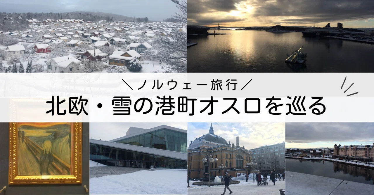 [Norway] Touring the Nordic Snowy Port City of Oslo | Munch's 