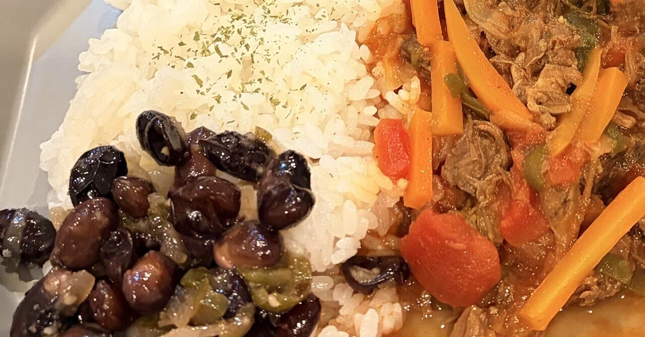 I tried making Cuban cuisine 🇨🇺 Ropa Vieja 🐮, ⭐️ Arroz con Frijoles ...