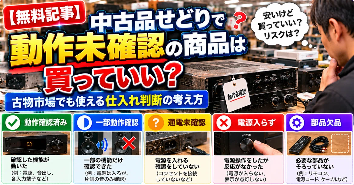 [Free Article] Should you buy items with unverified functionality in ...