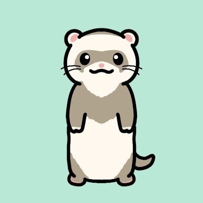 後ろ足で立ち上がっているフェレットのアイコン いぬまん Note