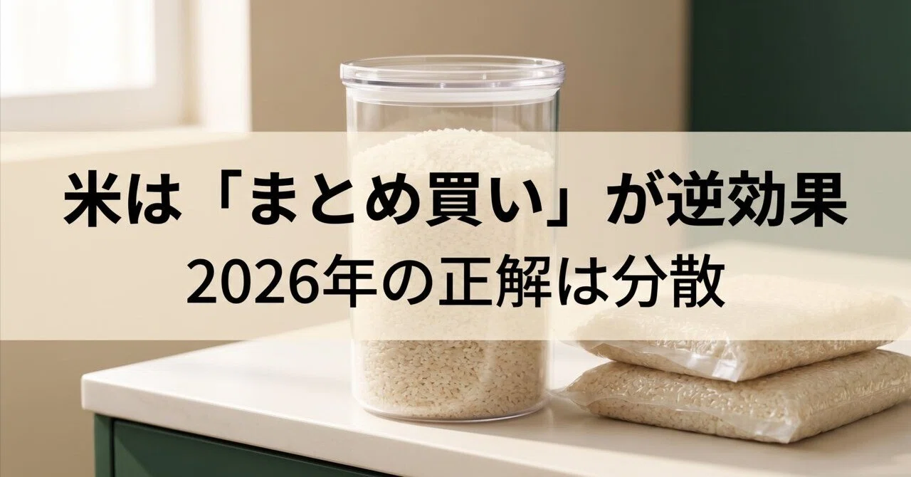 Rice 'Bulk Buying' Is Counterproductive | The Correct Approach for 2026 ...