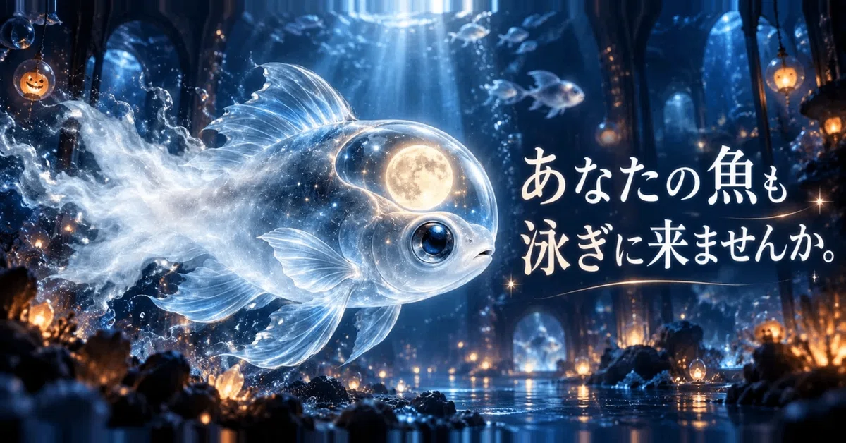 Deep One Fish Aquarium Ghost Deep-Sea Fish | Tsukinomi|水晶ゆめ🔮当てない占い師×夢を灯す創作家