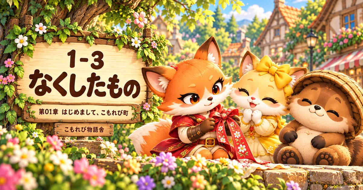 [1-3] The Lost Item｜こもれび物語舎
