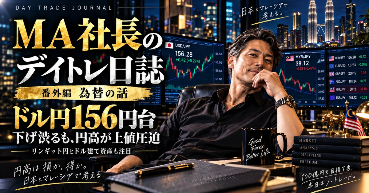 [Day Trading Extra Edition] USD/JPY in the 156 yen range! Is a stronger ...