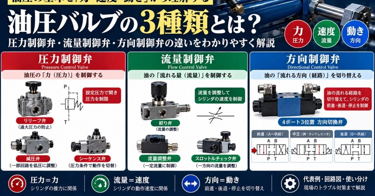 What are the 3 types of hydraulic valves? An easy-to-understand ...