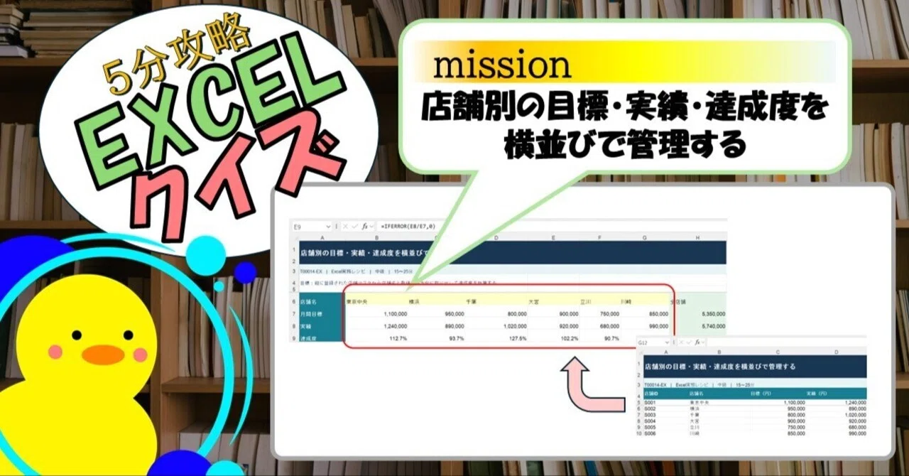 [Quiz] Managing store-specific targets, actuals, and achievement rates ...